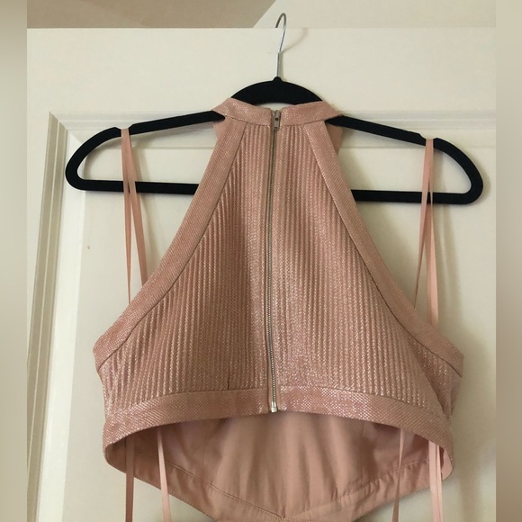 BCBG Metallic Evening Gown - Picture 5 of 6